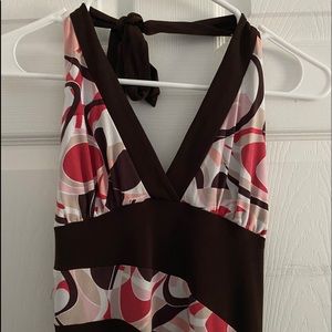 halter/backless dress